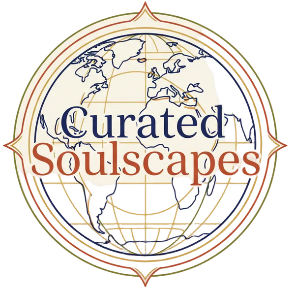 Curated Soulscapes uncircled by world globe